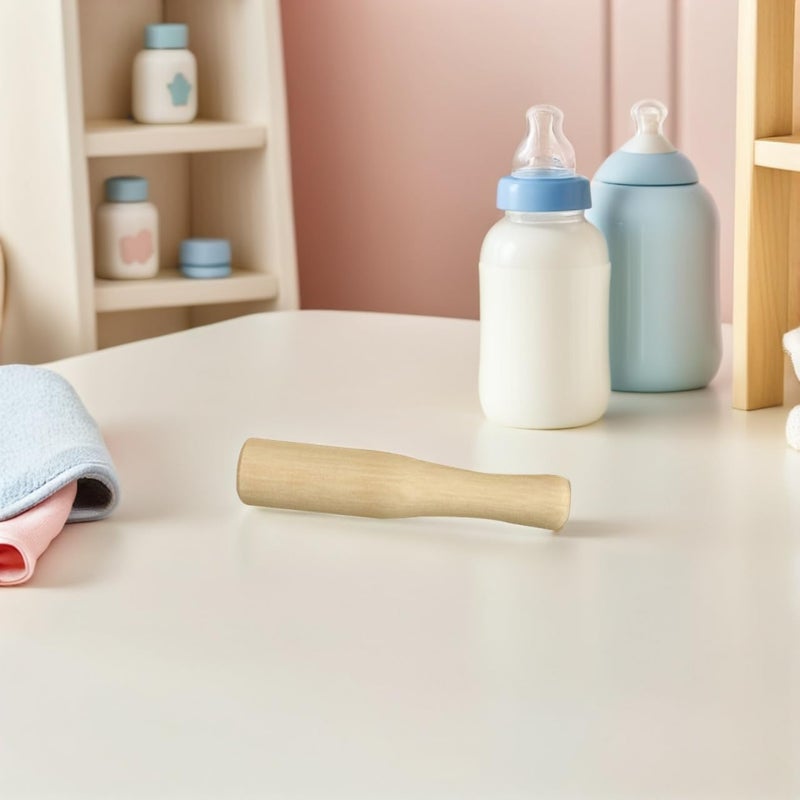 Cabilock Wooden Muddler for Cocktails and Food Grinding Rod Ergonomic Natural Wood Pestle for Sauces Purees Lemonade and Baby Food 5.5 Inch - Image 3